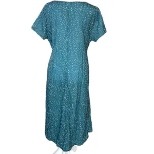 Fashion says me too style says only me Women's Size XL Green Polka Dot Dress thumbnail 2