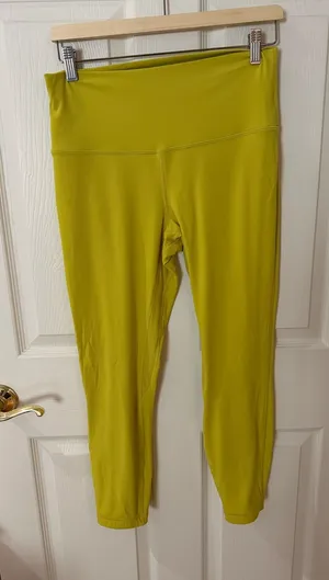 lululemon athletica High-Rise Leggings in Chartreuse Green lime align 10 thumbnail 1