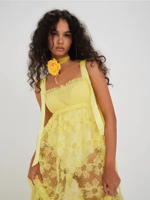 For Love & Lemons Emma Maxi Dress thumbnail 4