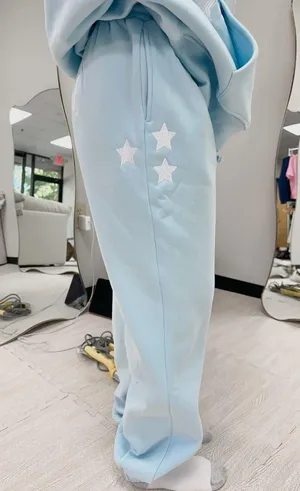 Sunkissed Coconut Powder Blue Sweatpants thumbnail 2