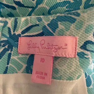 Lilly Pulitzer Womens Size 10 Pleated Bow Cotton Skirt Tropical Coastal Beach thumbnail 7