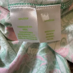 Lilly Pulitzer Geanna Short Sleeve Swing Dress Botanical Green Just Wing It Sm thumbnail 7