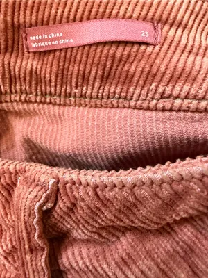 Pilcro The Icon Corduroy Flare Pants Size 25 Rust Brown Anthropologie thumbnail 3