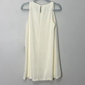 Lulus Near Or Bar Cream Shift Dress Nwt Woman's Size Medium Spring thumbnail 7