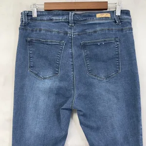 Lola Jeans Kate MB High Rise Straight Womens 10 4-Way Stretch‎ Clean Girl Go See thumbnail 5