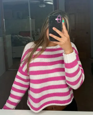 Aerie Striped Sweater thumbnail 1