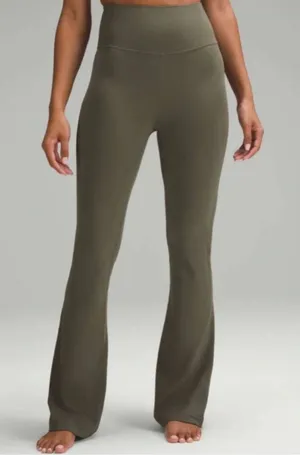 Lululemon Groove Super-High-Rise Flared Pant Nulu *Regular Army Green - 6 thumbnail 1