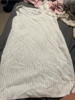 Superdown Talulah White swimsuit Cover up Knit Mini size M thumbnail 10
