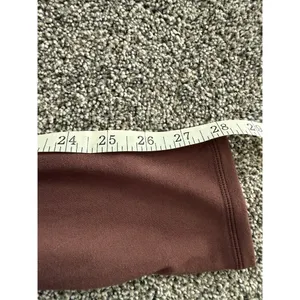 Grace & Lace Leggings Womens Size M Brown High Waisted Side Pockets thumbnail 5