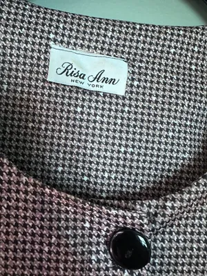 Risa Ann New York Dress Womens 16.5 Lagenlook Victorian Retro Midi Silky Ruffle thumbnail 5