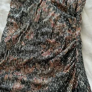 NTW Boston Proper Sequin V Neck Faux Wrap Knee Length Frimge Dress SIZE 6 thumbnail 6