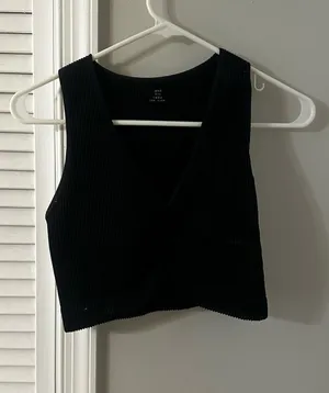 Aerie Ribbed Tank Crop thumbnail 1