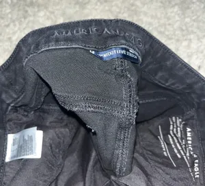 American Eagle Super High Rise Black Jeggings Size 6 thumbnail 2