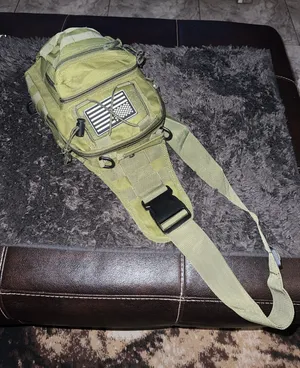 Tactical Shoulder sling Carrier Bag. Green thumbnail 2