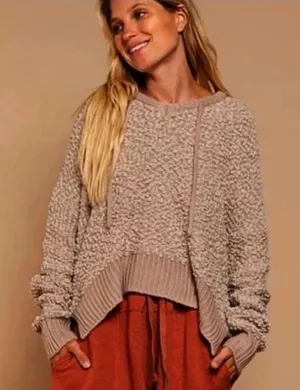 POL Popcorn Chenelle Hooded Sweater thumbnail 1