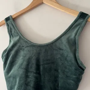 Aerie‎ Green Velvet Recharge Least Support Bralette Crop Top thumbnail 2
