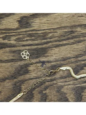 NWT Daisy Fuentes Filligree Dangly Earring Necklace Set Gold / Blue 17" + 3.5" thumbnail 4