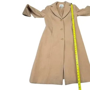 Chadwick's Women's Classic Camel Wool-Blend Long Tailored Coat thumbnail 5