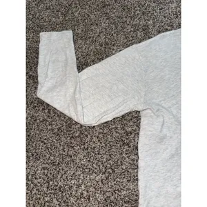 Old Navy Women's Light Gray Vintage Tee Long Sleeve Size Small thumbnail 4