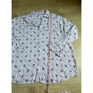 EUC Intimately Free People Lilac Womens Oversized Button Up Shirt XS Long Sleeve thumbnail 5
