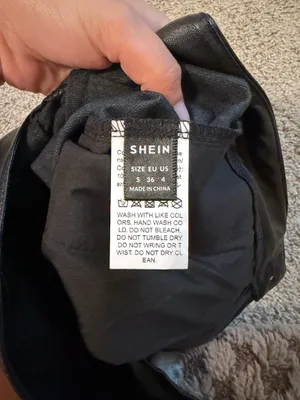 Shein Faux Leather Shorts thumbnail 3