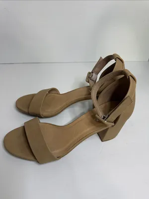 Women’s Tan Block Heel Ankle thumbnail 4