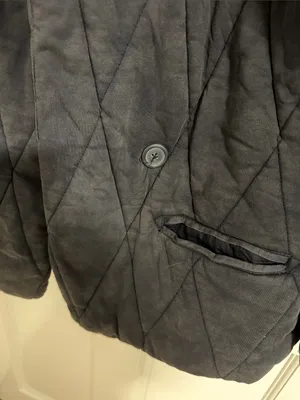 Free People Quilted Shawl Collar Jacket - Black thumbnail 4