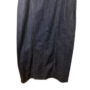 Old Navy Dark Blue Sleeveless Soft Denim Maxi Dress Women Sz 4 thumbnail 3