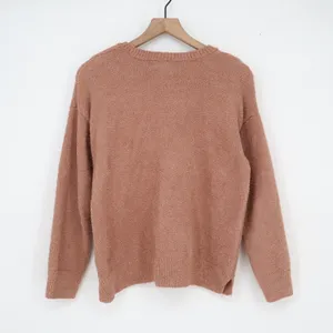 Cupcakes and Cashmere Mauve Popcorn Knit Crewneck Sweater Womens Medium thumbnail 5