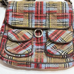 Vera Bradley Highland Plaid Crossbody/Shoulder Handbag Purse thumbnail 2