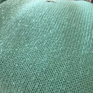 Lacoste‎ Knit Button Up Pullover Women's Sweater Turquoise 44 Large Blue Preppy thumbnail 8