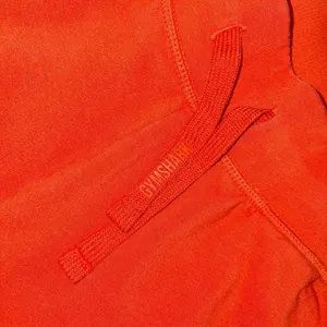 Gymshark Women's Orange Athletic Shorts Size Medium Drawstring Gym thumbnail 8