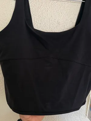 Vuori AllTheForm Support Tank black color size large NWT thumbnail 6