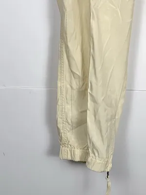 Marrakech Silky Jogger Pants Large Cream Lightweight Relaxed Pull On thumbnail 12