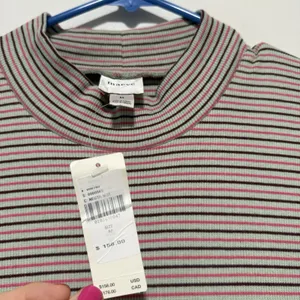 Maeve Anthropologie NWT Belted Twofer Striped Green Bubble Mini Dress‎ Medium thumbnail 5