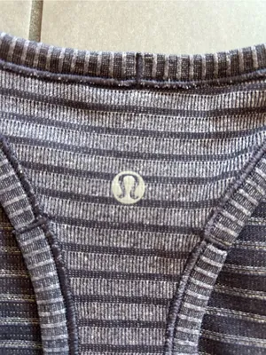 Lululemon Run: Swiftly Tech Tank | Rugby Stripe Tonal Heathered Black Grape thumbnail 4