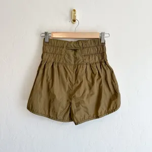 Free People Movement | The Way Home High Rise Running Shorts in Green size Small thumbnail 6