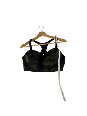 All In Motion Sports Bra Large Green Camo Padded Racerback Mesh Athletic thumbnail 8