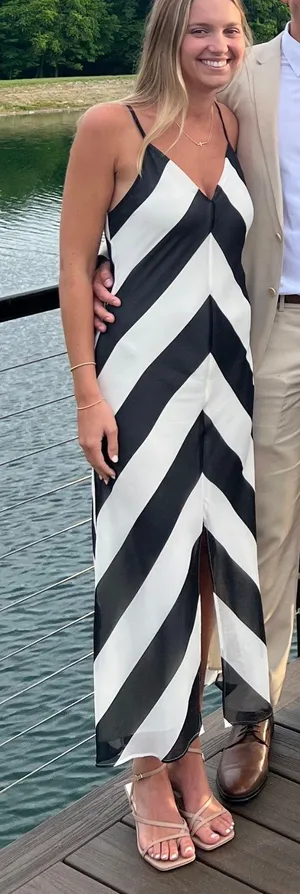 Christopher John Rogers for Target Black and White Semi Formal Dress thumbnail 1