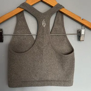 FP Free People Movement Free Throw Cropped Ribbed Racerback Tank Top thumbnail 4