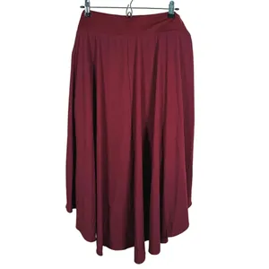 Halara Breezeful Tie Side 2-in-1 Midi Skirt Size XL Burgundy Flowy Comfortable thumbnail 3