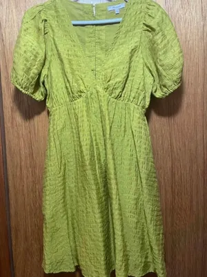 Madewell Kirkley Green Dress thumbnail 4