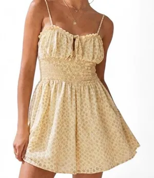 Urban Outfitters Riley floral babydoll mini dress thumbnail 1