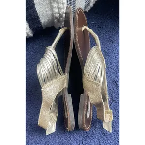 Steve Madden “Stacie” Strappy Gold Sandal Boho Peasant Bohemian Festival Size 8 thumbnail 6