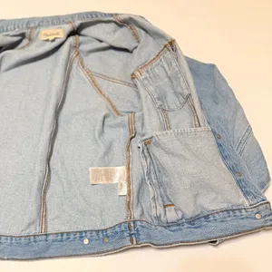 Madewell Oversized Jeans Jacket raglan sleeve 100% Cotton, size S relaxed fit thumbnail 9