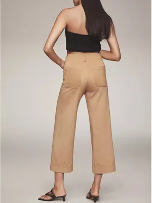 Anthropologie NWT The Colette Knit Crop Wide-Leg Pants by Maeve thumbnail 4