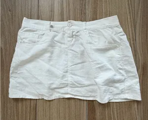 Brandy Melville Linen Skirt White thumbnail 1
