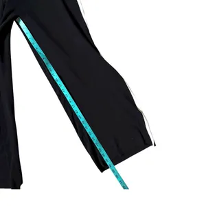 Petal and Pup Black Track Pants White Stripe Wide Leg Size Large Gorpcore Grunge thumbnail 5