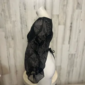 Black blouse Black Size M thumbnail 2