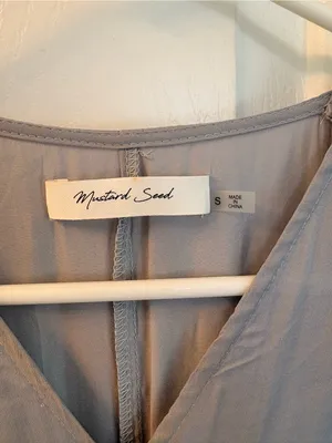 Mustard Seed Dress in Dusty Blue Size S Wedding Guest thumbnail 4